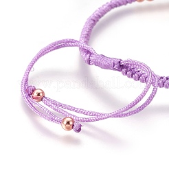 Fabrication de bracelets de perles tressées en nylon&nbsp;BJEW-F360-FRG10