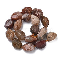 Натуральный зеленый lodolite кварц бисер пряди&nbsp;G-L650-N01-01