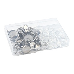 25 шт. 5 стиля сережек из нержавеющей стали 304 с застежкой-молнией STAS-FS0002-10