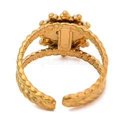 Овальные натуральные перстни из сердолика RJEW-Q822-23G-01