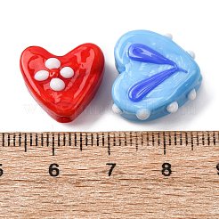 Разноцветные бусины лэмпворк&nbsp;LAMP-XCP0001-11