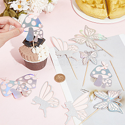 12 набор из 3-х наборов украшений для торта в виде грибов DIY-SC0024-82