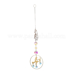 Латунные большие подвесные украшения&nbsp;LS-HJEW-M005-01G-01