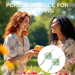 Латунь болтающиеся серьги&nbsp;EJEW-TAC00022