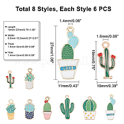 Подвески из эмали и сплава&nbsp;ENAM-PH0001-40