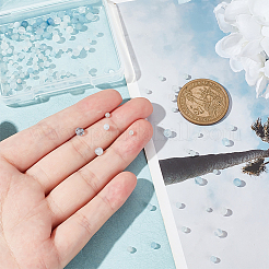 150 шт. 3 вида натуральных аквамариновых бусин G-OC0004-50