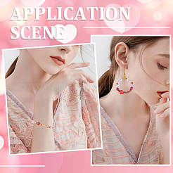 1650 шт. прозрачные акриловые бусины ко Дню святого Валентина SACR-SP0001-11