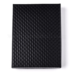 Шкатулки для драгоценностей из фактурного картона с ромбами&nbsp;LS-CBOX-T006-01A