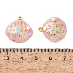 304 Edelstahl-Emaille-Anhänger&nbsp;STAS-Q119-27G-02