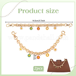 2 шт. удлинители для ремня кошелька из железной цепи AJEW-PH0018-09