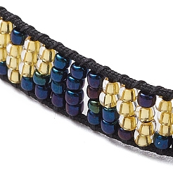 2шт. браслеты из стеклянных бусин ручной работы для женщин BJEW-MZ00157