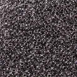 TOHOラウンドシードビーズ  日本製シードビーズ  （コンコードグレープライニングクリスタル光沢1064)個  8/0  3mm  穴：1mm  約10000個/ポンド&nbsp;SEED-TR08-1064