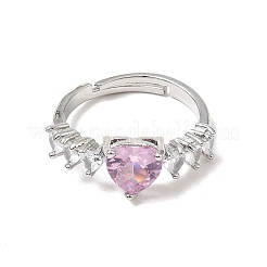 Bracciale aperto in ottone con pavé di zirconi cubici&nbsp;CU-CBA5C10-02P