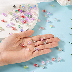 80шт 8 стиля прозрачные акриловые подвески&nbsp;PALLOY-TAC0201