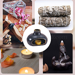 Brûleur à support en porcelaine Palo Santo&nbsp;AJEW-WH20018-74A