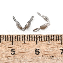 Embouts de perles en acier inoxydable résistant au ternissement&nbsp;X-STAS-R061-01