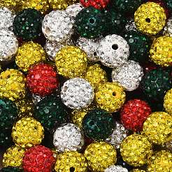 Рождественская тематика паве диско-шар бусины RB-L037-03