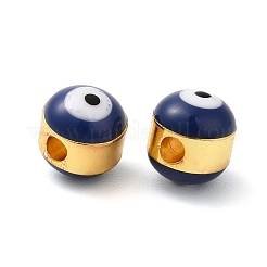 Латунь эмаль бисера KK-E048-02G-05