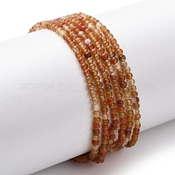 Природный агат бисер нитей G-Z116-A06-2mm