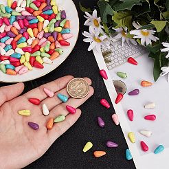 180шт 9 цвета синтетические бирюзовые бусины&nbsp;G-AR0006-19B