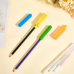 4 шт. 4 стиля силиконовых колпачков для карандашей&nbsp;AJEW-GF0011-51A