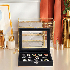 Коробки для презентаций из полиуретана для хранения и демонстрации бейджей CON-WH0008-12