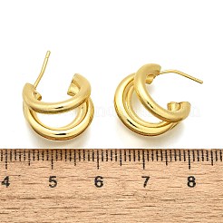 Серьги-кольца из латуни&nbsp;LS-EJEW-A056-09G