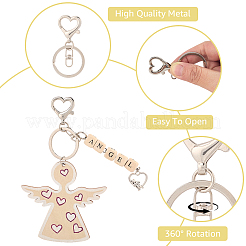 20 шт. застежки для брелка из цинкового сплава&nbsp;FIND-SP0004-26P