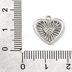 Colgante de acero inoxidable 304 con engastes de rhinestone&nbsp;SA-CBA0563-34P