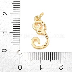 Pendenti in zirconi cubici trasparenti in micro pavè di ottone&nbsp;CU-CBA7939-01E-G