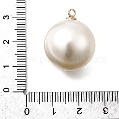 Подвески из АБС-пластика с жемчугом FIND-H052-01K-01KCG