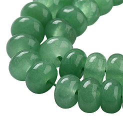 2 Strang natürliche weiße Jadeperlenstränge&nbsp;G-PA0002-02A