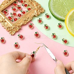 Подвески из сплава и страза&nbsp;PALLOY-CJC0006-71