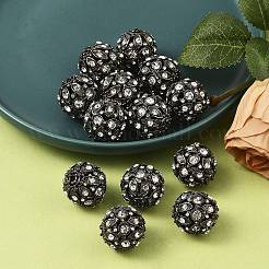 Бусины из сплава и страза RB-D260-B