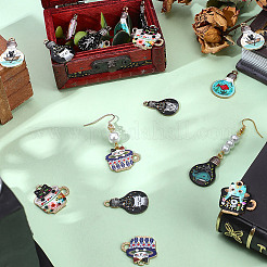 Подвески из сплава эмали 20шт 10 стиля&nbsp;ENAM-SC0003-45