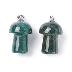 Природного индийского агата подвески&nbsp;G-M380-B04-P