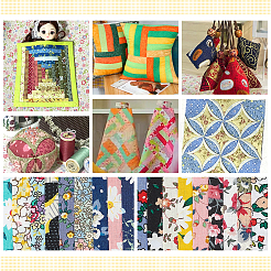 36 шт. хлопчатобумажная лента с цветочным принтом OCOR-WH0088-44