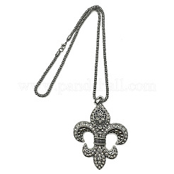 Ожерелья с подвесками из сплава в тибетском стиле со стразами для женщин и мужчин RH2699-1