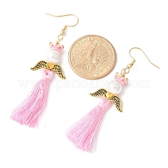 Серьги-подвески из нержавеющей стали 304 «ангел» EJEW-MZ00409