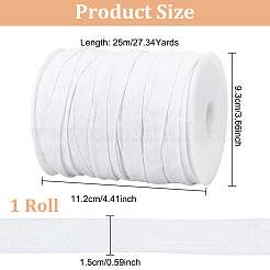 Cordon creux plat en coton de 25 m&nbsp;OCOR-BC0005-19A