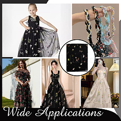 Сетка из полиэстера с фруктовой вышивкой KK-WH0558-10A