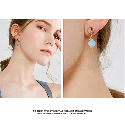 100 шт. синтетические потрескивающие кварцевые подвески-коннекторы&nbsp;FIND-DC0002-50