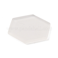 Base d'affichage acrylique hexagonale&nbsp;DIY-WH0322-03