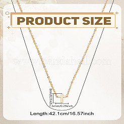 1 шт. латунный религиозный крест-кулон кабельная цепь ожерелья для женщин мужчин&nbsp;NJEW-LP0002-82