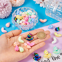 80 шт. 20 акриловых бусины с УФ-покрытием&nbsp;SACR-TA0001-31