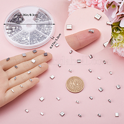 420шт 6 стильные стеклянные бусины SEED-CN0001-39