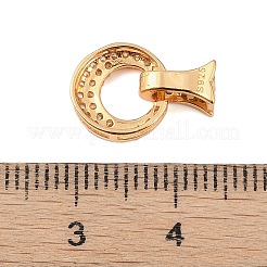 925 серебряная застежка с микропаве из прозрачного кубического циркония STER-P060-41G