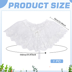 Tippet de gasa de encaje&nbsp;AJEW-WH0596-945