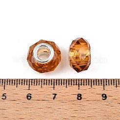 Perle di vetro trasparente europei&nbsp;GPDL-N004-D14mm-B06