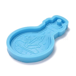 Флакон духов с кулоном из хрустального кластера силиконовые Молды&nbsp;LS-DIY-M034-23